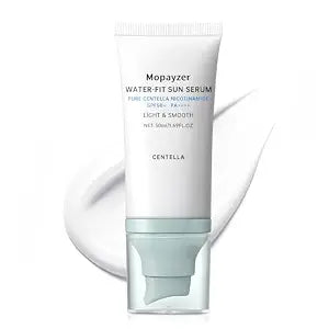 Centella Sunscreen SPF 50, Hyalu Cica Sunscreen for Face, Water Resistant Strong UV Protection No White Cast, Madagascar Face Sun Screen Oil Free, Water Fit Sun Serum(Blue 1)