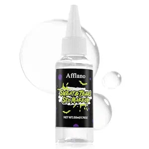 Sweat & Tears Sfx Makeup, Realistic Fake Sweat Dripping Tears Eye Makeup, Monster SFX Fake Tear Make up, Safe Scaring Liquid Dramatized Thick Tear Drop for Halloween Movies Cosplay Make up for Actors