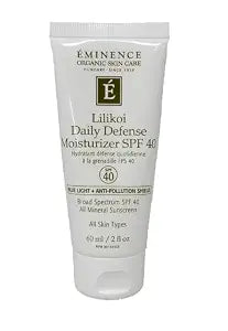 Eminence Lilikoi Daily Defense Moisturizer SPF 40, Vanilla, 2 Fl Oz