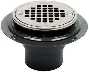 Oatey 264464 2 x 3 in. Low Profile Shower Drain