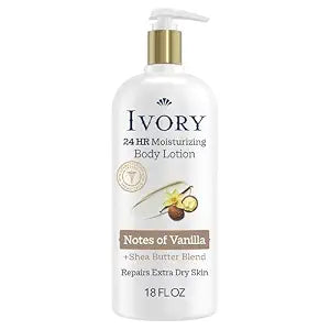 Ivory Hand & Body Lotion for Women & Men, Vanilla Scent, 18 fl oz