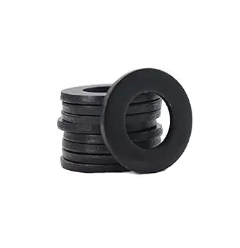 20pcs M14 Flat Washers(OD=28mm, 2.5mm Thickness) Black Large Fender Gasket Grade 8 Carbon Steel