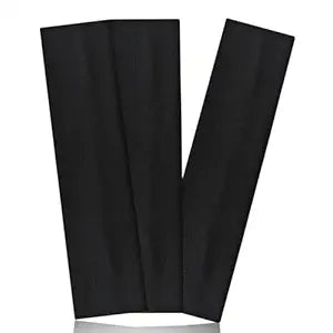 Black Headbands for Women Non Slip Head Bands for Women's Hair Elastic Womens Headbands Soft Cotton Cloth Fashion headband for Daily Workout Sports Running Yoga