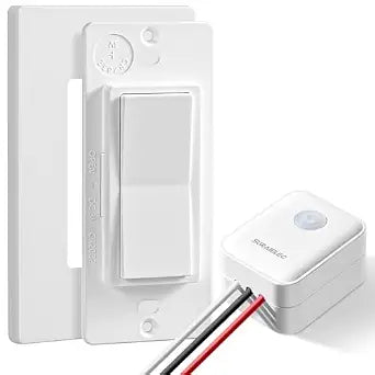 SURAIELEC Upgraded Antenna Wireless Light Switch Kit, Decorator Wall Plate