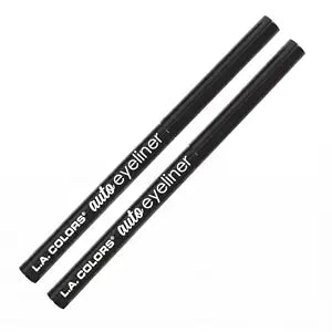 L.A. COLORS Automatic Eyeliner Pencil (Carded), Black CBAE661A (Pack of 2)