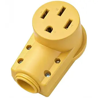 NEMA 14-50R Receptacle,50AMP 125/250VOLT,ETL Listed (Yellow)