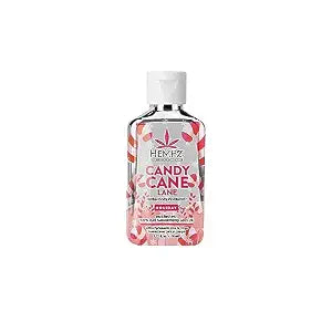 Hempz Limited Edition Peppermint Cane Herbal Body Lotion, Candy, (2.25 Oz)