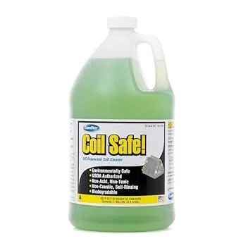 Coil Safe 1 gal Premium AC Evaporator Coil Cleaner, Self-Rinsing