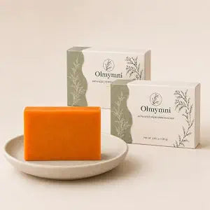2 Pack Japanese Persimmon Soap Bar for Old People Smell, 3.53 oz Each