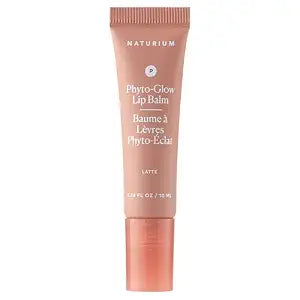 Naturium Phyto-Glow Lip Balm | With Shea Butter & Squalane, Sheer Tinted Colour | 10 ml, Latte