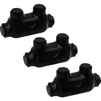 MAKERELE 3-Pack Insulated Inline Splice Connectors, 4-14AWG 1 Port