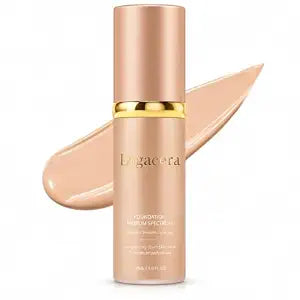 Official Legacera 4-in-1 Color Changing Foundation for Mature Skin, Hydrating Full Coverage Liquid Makeup, Lightweight Long-Wear Waterproof Natural Finish, Medium Spectrum, 30 ml / 1.0 fl oz