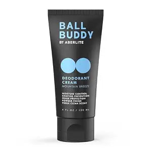 Ball Buddy Deodorant Cream For Men - Anti Chafing Cream Sweat Prevention Odor Control- Whole Body, Groin - Men's Hygiene Products- Stocking Stuffers for Boy, Dad, Husband (Fresh Clean Scent) (1)