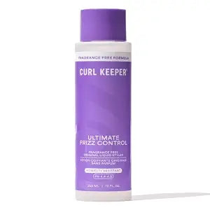 Curl Keeper Ultimate Frizz Control Fragrance Free Liquid Styler for Curly Hair – Unscented Anti Frizz Gel and Hydrabond Humidity Shield for Sensitive Skin, Lightweight Defrizzing Product, 12oz/355ml