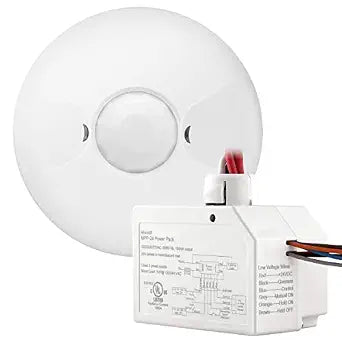 ENERLITES Low Voltage Ceiling Sensor with Low Voltage Power Pack, White.