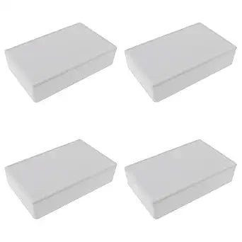 Electrical Junction Box DGZZI 4PCS Electric Plastic White Waterproof Project Junction Cases 3.15x1.97x0.79inch (80x50x20mm)
