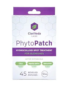 PhytoPatch Pimple Patches | Invisible Hydrocolloid Acne Patches with CICA, Nigella Sativa (Black Seed Oil) & Bakuchiol | Vegan | 45 Count