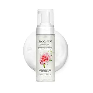 BIOCHEM Bulgarian Rose Foaming Face Wash, Vitamin C (5.75 fl oz / 170 mL)