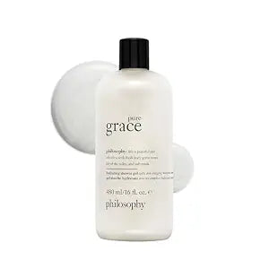 philosophy pure grace hydrating bath & shower gel - efficiently cleanses, soothes & comforts dry skin - vegan & cruelty free formula