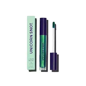 UNICORN SNOT Liquid Metal Lip Paint | Intense Pigment, Non-drying, Metallic Lip Color Makeup | Vegan & Cruelty-free Lip Makeup - Mist (Kelly Green)