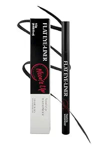 NOON'S UP Flat Eyeliner Black - Ultra-Slim & Bold, Waterproof Pen 0.5g