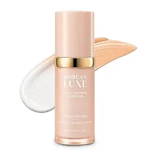 Color Changing Foundation, 4 in 1 Lightweight Hydrating Liquid Foundation, Tone Adapting Face Makeup for Even-Looking Skin, Natural Finish for Daily Wear 1PC