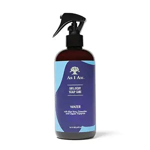 As I Am Dry & Itchy Water 16 fl oz - with Aloe Vera, Ceramides and Copper Tripeptide - Refreshes, hydrates, and calms dry and itchy scalp