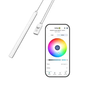 Safety 1st Connected Under Crib Smart Light  Motion Activated Night Light, Dimmable and Full Color Control, Nursery and Bedroom Lighting, Wi-Fi Enabled, iOS and Android Compatible