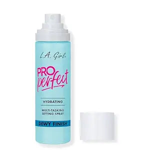 L.A. Girl Cosmetics PRO Perfect Setting Spray, Dewy Finish, Alcohol-Free, Birch Sap + Water Base, Micro Mist Formula, Hydrating, Pore-Blurring, Fragrance-Free GFS300