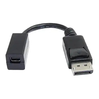 StarTech 6in DisplayPort to Mini DisplayPort Adapter, 4K (DP2MDPMF6IN)