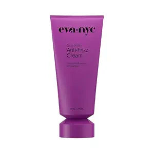 Eva NYC Smoothing Anti-Frizz Hair Cream - Leave-In Treatment for Frizz Control - Smooths for Manageable Satiny Soft Hair - Restore Moisture with Poppy Seed - Warm Vanilla Scent - 5.4 fl oz