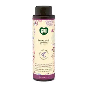 ecoLove Vegan Moisturizing Body Wash with Blueberry & Lavender, 17.6 oz