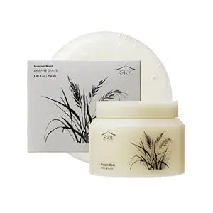 SIOT Rice Jam Mask 8.45 Ounce ��� Korean Icheon Rice Face & Body Mask for Deep Cleansing, Hydrating, & Radiant Skin ��� Natural Moisturizing & Purifying Skincare, Smooth & Soft Skin Treatment