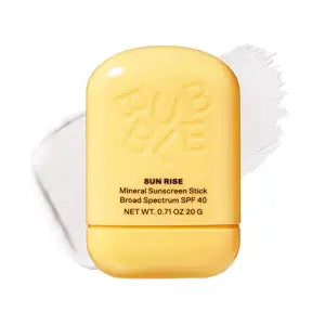Bubble Skincare Sun Rise Mineral Face Sunscreen Stick SPF 40, 0.7 Oz