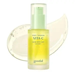 GOODAL Vitamin C Dark spot brightening Serum | 5% Niacinamide & Green Tangerine Exosome | Gentle Daily Facial Serum for Radiant Glow Skin | Korean Skincare | 1.01 fl oz (30ml)