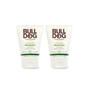 Bulldog Mens Skincare and Grooming Original Facial Moisturizer, 3.3 Ounce - Pack of 2