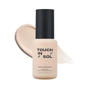 TOUCH IN SOL Airbrushed Primer SPF 40 ï¿½ï¿½ï¿½ Makeup Primer with Sun Protection, Smooth Blurring Base with Broad Spectrum SPF, Lightweight Hydrating Formula, Korean Makeup (1.01 