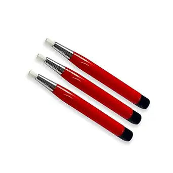 Fiberglass Tip Scratch Brush Pens, Fine Tip, PCB, Metal & Jewelry, 3 Pcs