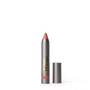 Rinna Beauty Thick Stick Lip Crayon - Cake - Long Lasting Lipstick, Moisturizing Creamy Formula w/Hydrating Oils & Extracts, Built-In Sharpener, Vegan, Cruelty, Sulfate & Gluten Free, 1 ea