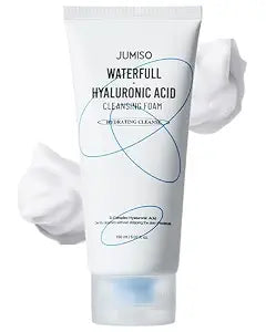 JUMISO Hyaluronic Acid Cleansing Foam for Dry Skin, Face Wash, 5.07 oz