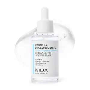 NIDA Centella Hydrating Serum | Centella Asiatica, Hyaluronic Acid | Hydration, Calming & Soothing, Skin Balancing, Skin Barrier | 1.69 fl. oz., 50ml