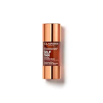 Clarins Self Tanning Face Booster | Self Tanning Drops For Face To Mix With Moisturizer | Natural, Long-Lasting, Streak-No, Buildable Tan | Hydrates | Non-Staining | 99% Natural Ingredients | 0.5 Oz
