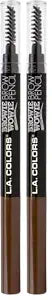 L.A. COLORS Browie Wowie Brow Pencil, Light Medium - Carded CBBP770 (Pack of 2)