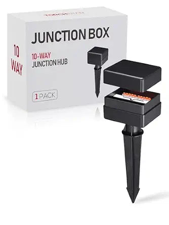 LEONLITE 10-Way Junction Hub for Low Voltage Landscape Light Outdoor