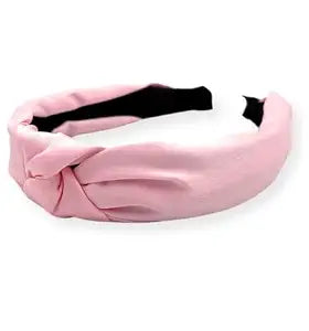 MDSTYLE Knotted Headband for Women & Girls - Top Knot Headbands for Women's Hair - Hair Accessories, Head Bands (Pink 1pc, One Size)