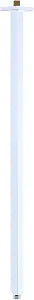 30 Inch Square Ceiling-Mount Shower Riser Pipe Chrome Extension Rod for Bathroom Stainless Steel Shower Rod for Standard Rain Shower Head Anti-Rust & Corrosion Resistant