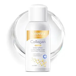 Firming Collagen Spray, Sera Vita Collagen Lotion for Women,Anti Hydrating Moisturizer Mist Fast-Absorbing Skin for Body,Plumping and Firming Care for Body and Face (1PCS)