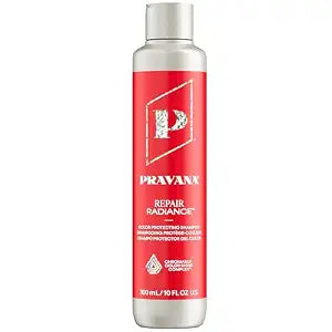 Pravana Repair Radiance Shampoo | Restores & Nourishes | For Damaged, Color-Treated Hair | Reduces Breakage & Split Ends | Chromasilk Enhances Shine & Protection | Paraben & Sulfate Free | 10 Fl Oz