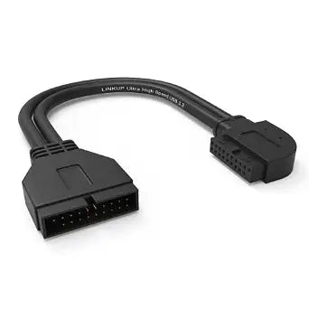 LINKUP USB 3.2 Gen2 Internal Adapter | 20-Pin Header to USB-A | 24cm
