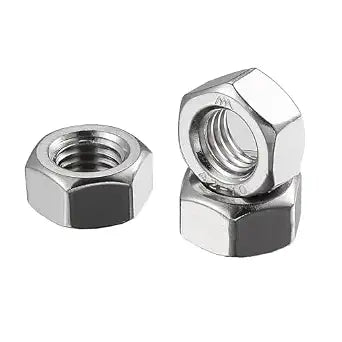Wensilon 1/4-20 304 Stainless Steel Hex-Nuts (50pcs)
